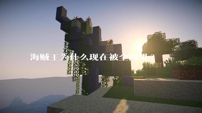 海贼王为什么现在被全网黑?